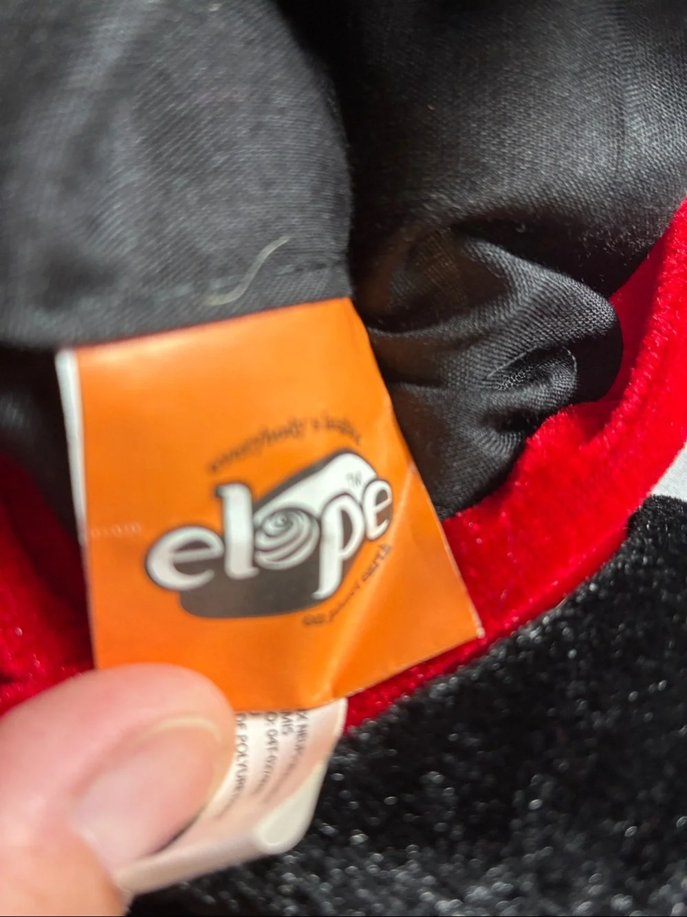 Elope Child’s Pirate Tricorn Hat – Black Velvet 3D Skull & Crossbones EUC